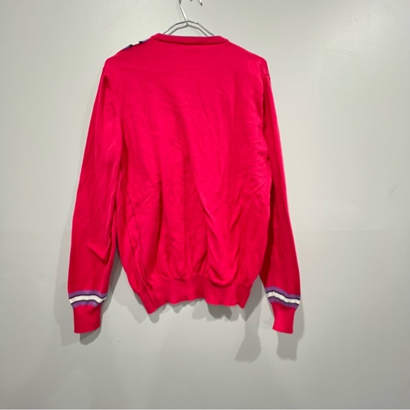 JEORDIES v neck men punk sweater/size L - Picture 4 of 5